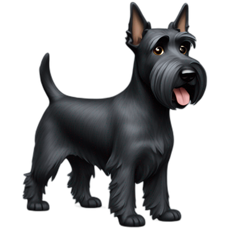 scottish-terrier-dog-walking emoji