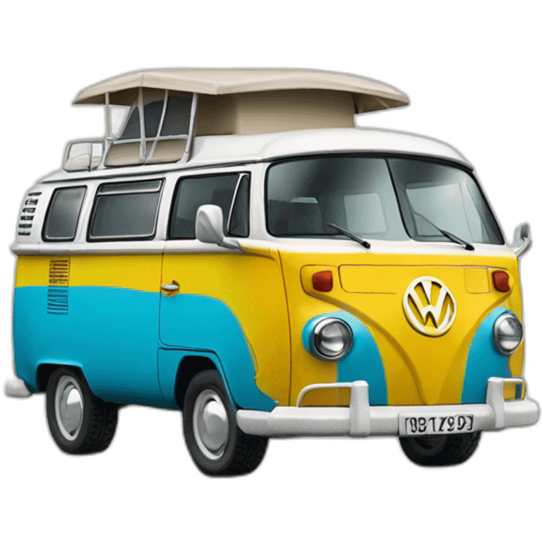 Vw camper boat emoji