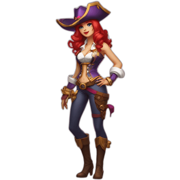 miss fortune league of legends full body emoji