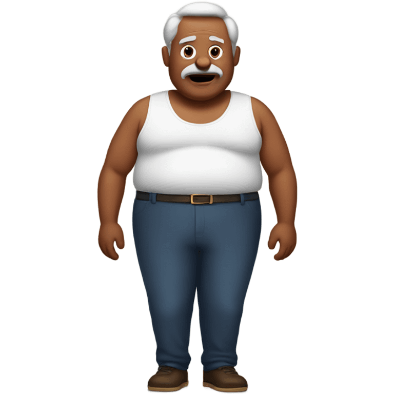 Grandpa with a fat stomach  emoji