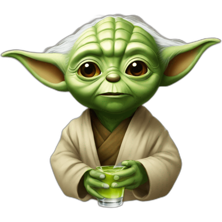 Yoda drink doda emoji