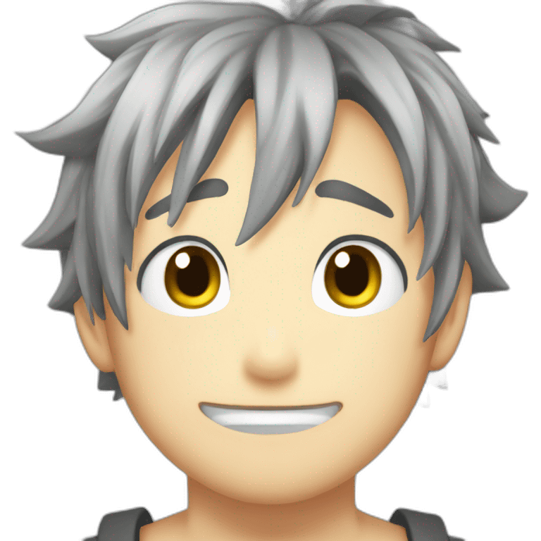 Natsu embrasse Grey emoji