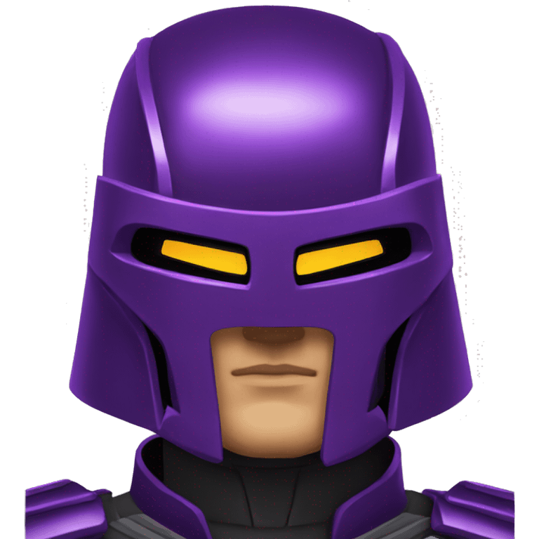 Magneto helmet emoji