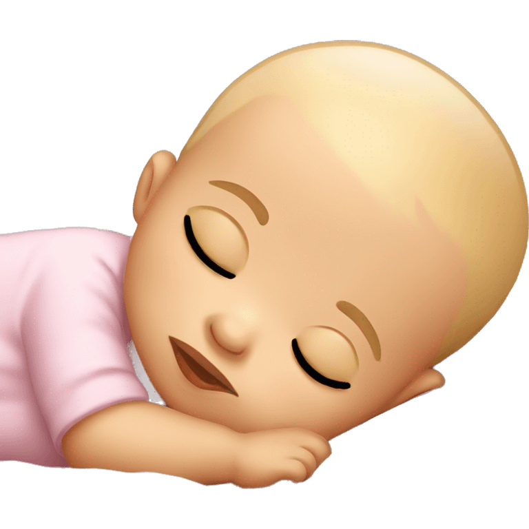 little baby sleeping emoji