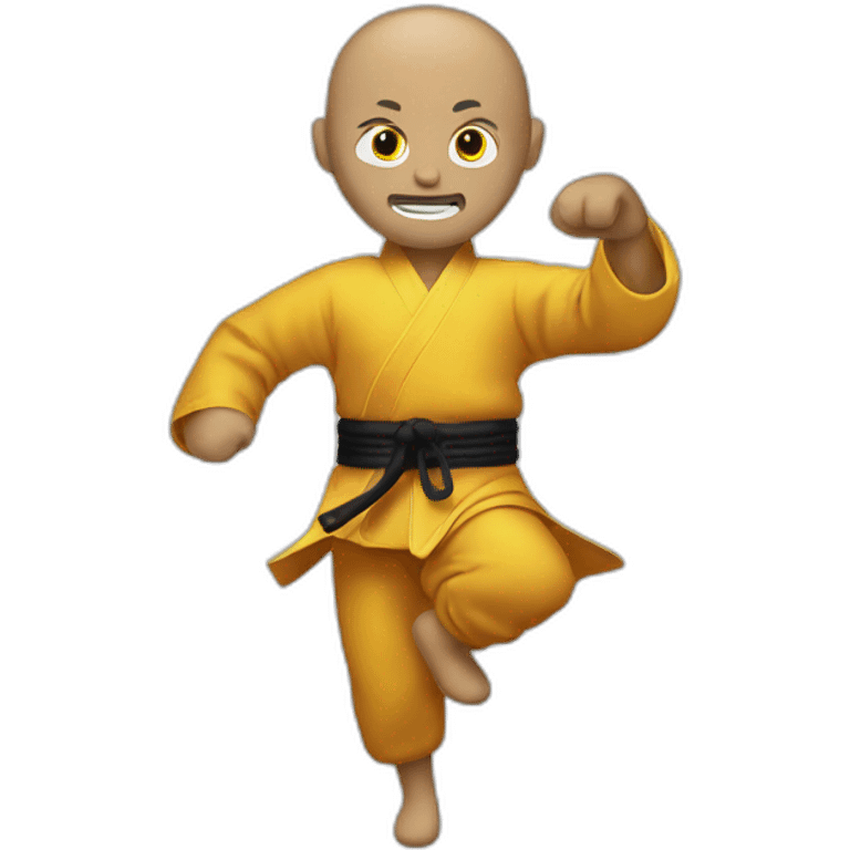 Kung fu dummy emoji