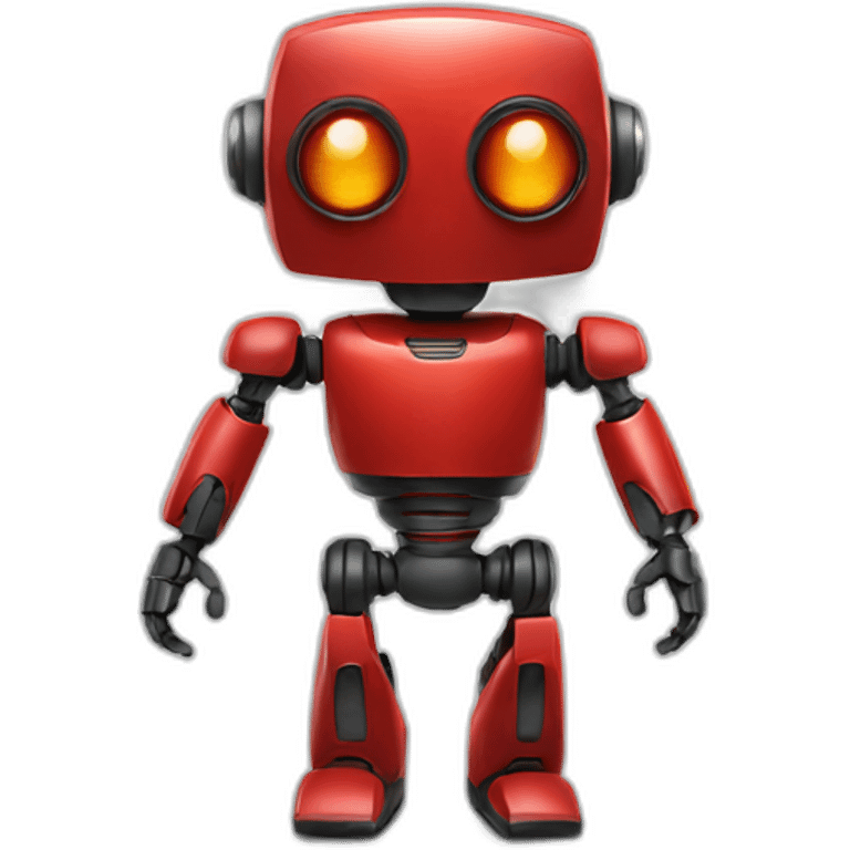 cute red robot emoji