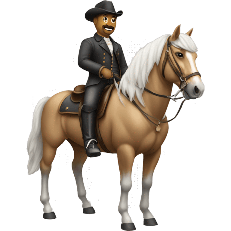 Big man on a horse emoji