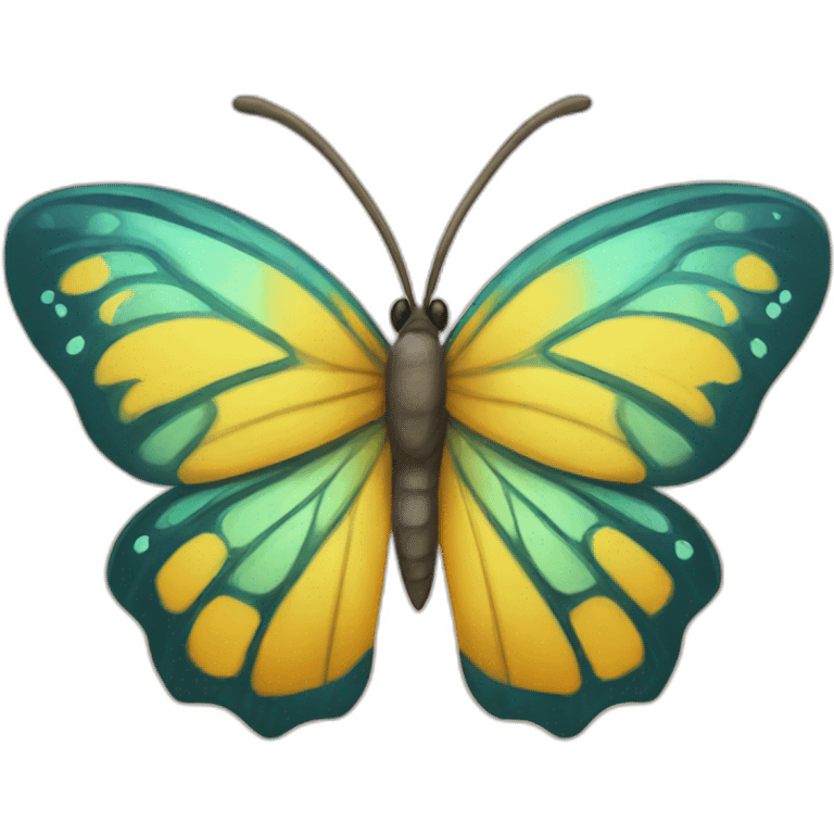 Mariposa girasol emoji