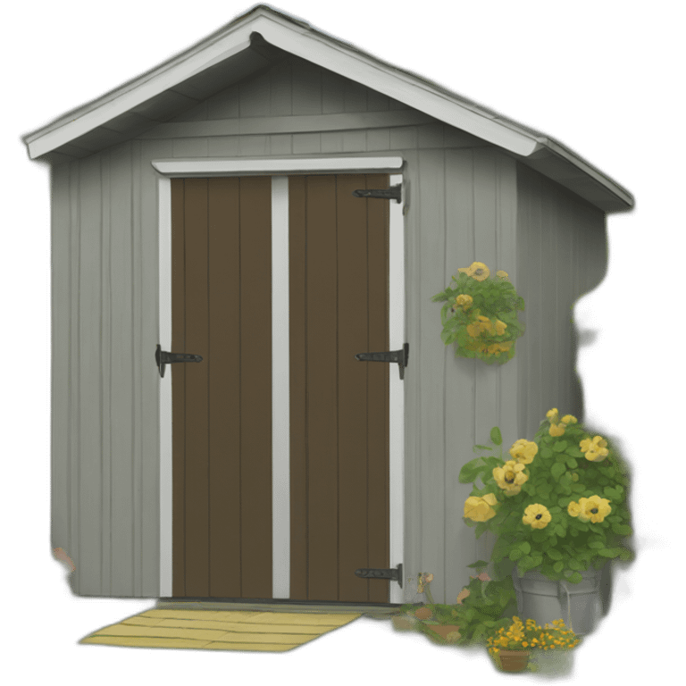 painting a shed emoji