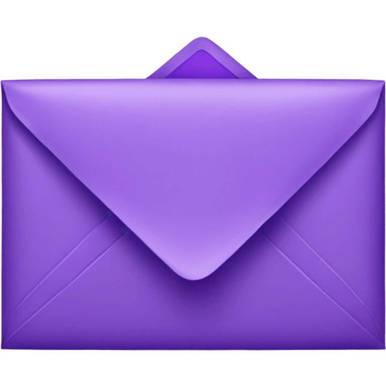 Purple envelope emoji