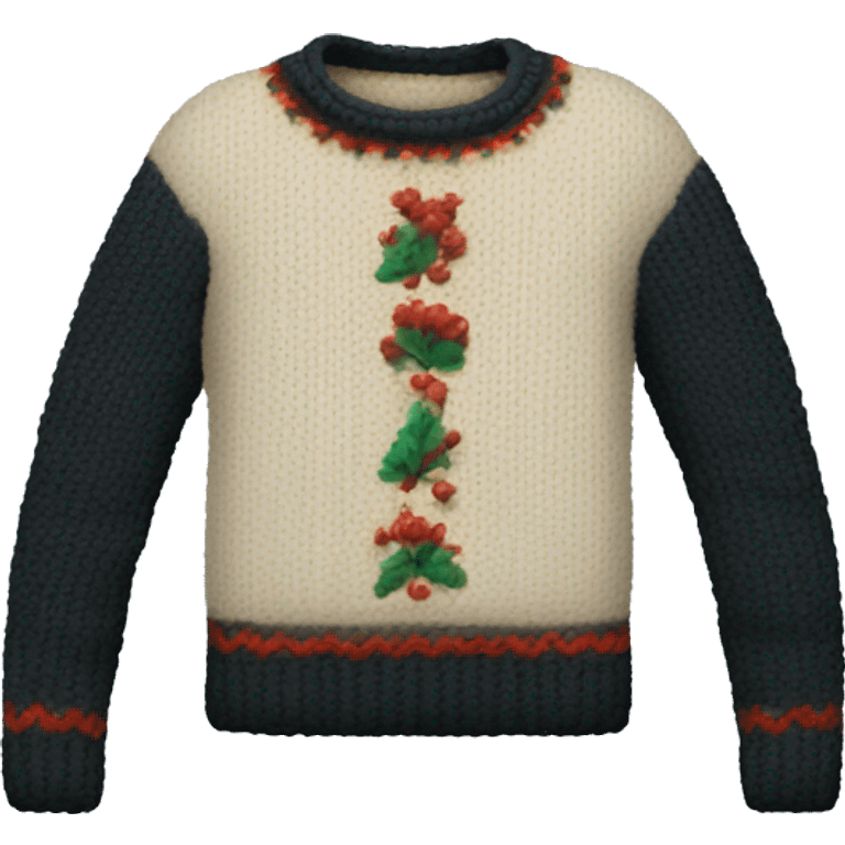 a sweater with a very long sleeve emoji