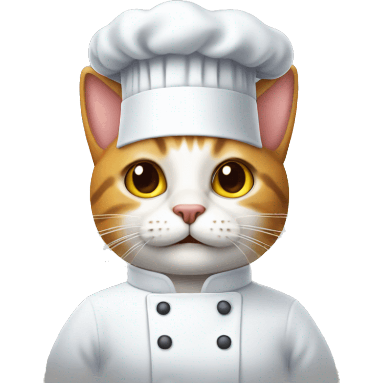 Cat as chef emoji