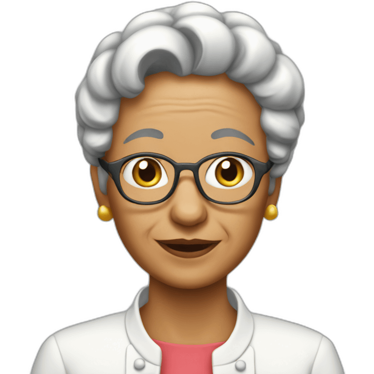 Mamie qui cuisine emoji