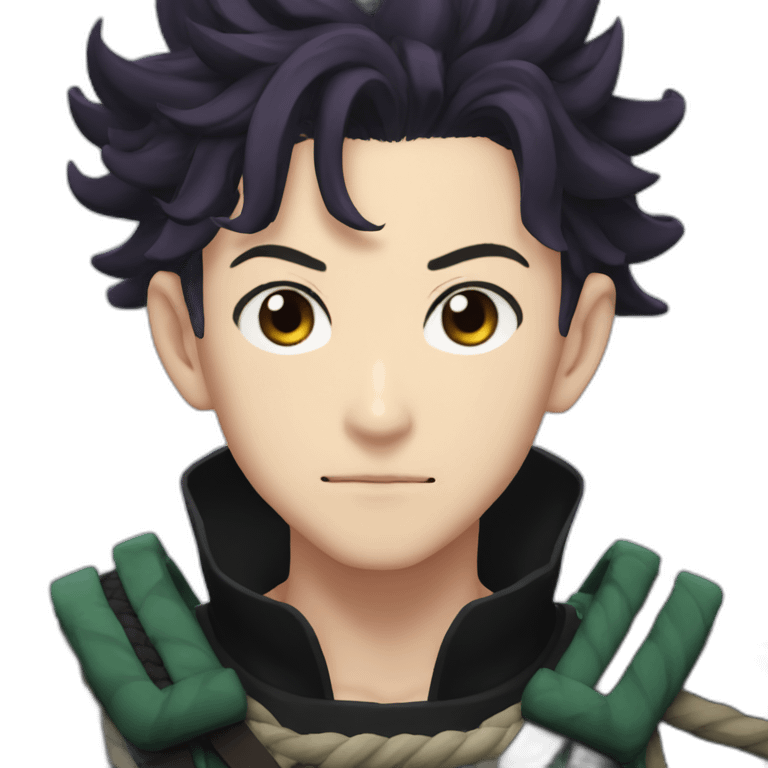 Tanjiro from Demon Slayer emoji