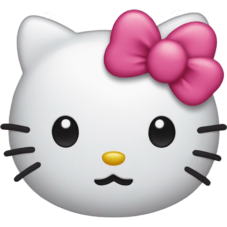 Hello kitty head emoji