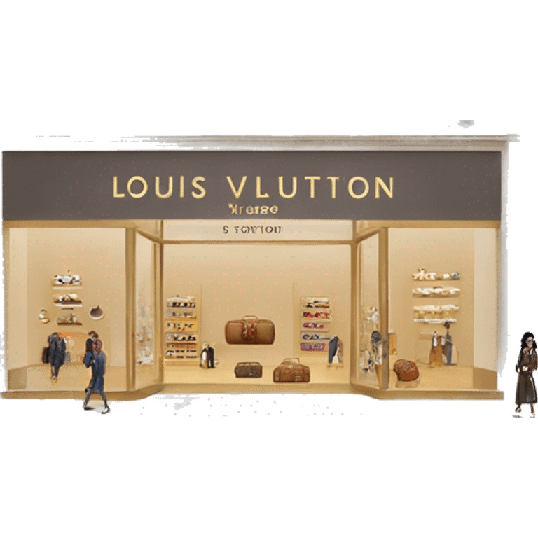 Louis vuitton store emoji