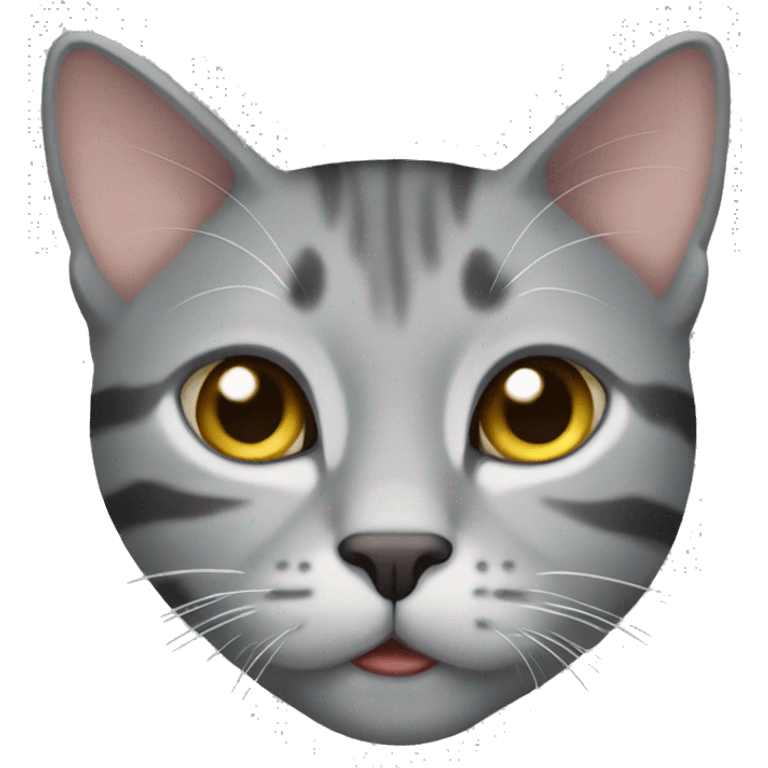 grey tabby cat emoji