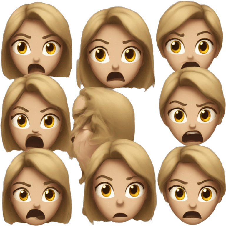 Angry karen emoji