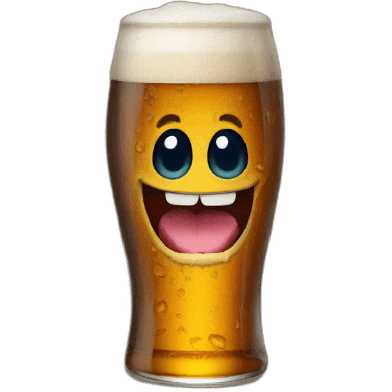 Stitch qui bois une bière emoji