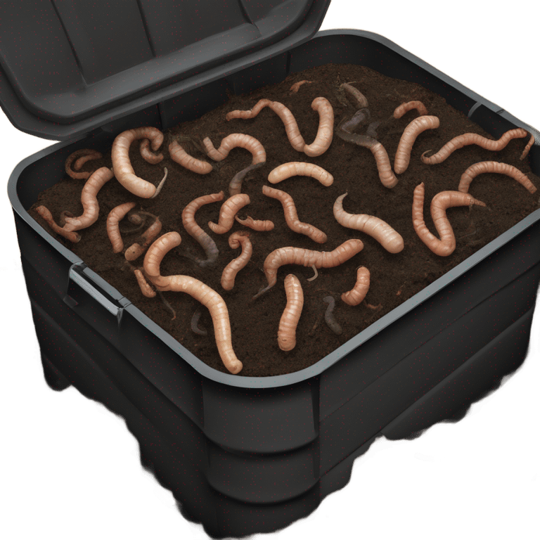 worm bin emoji