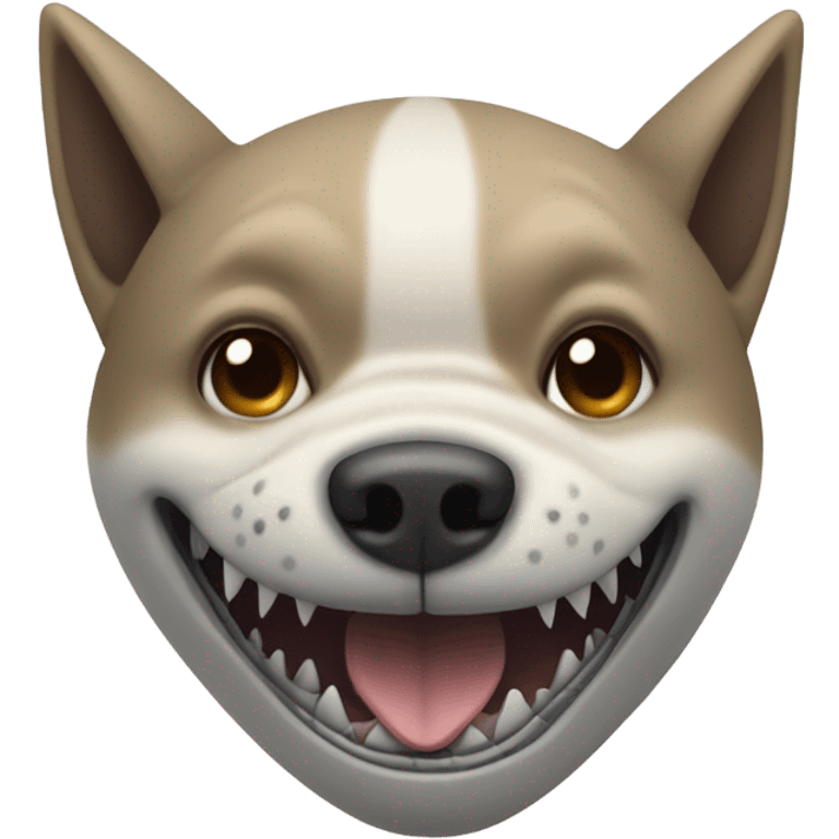 dog shark  emoji