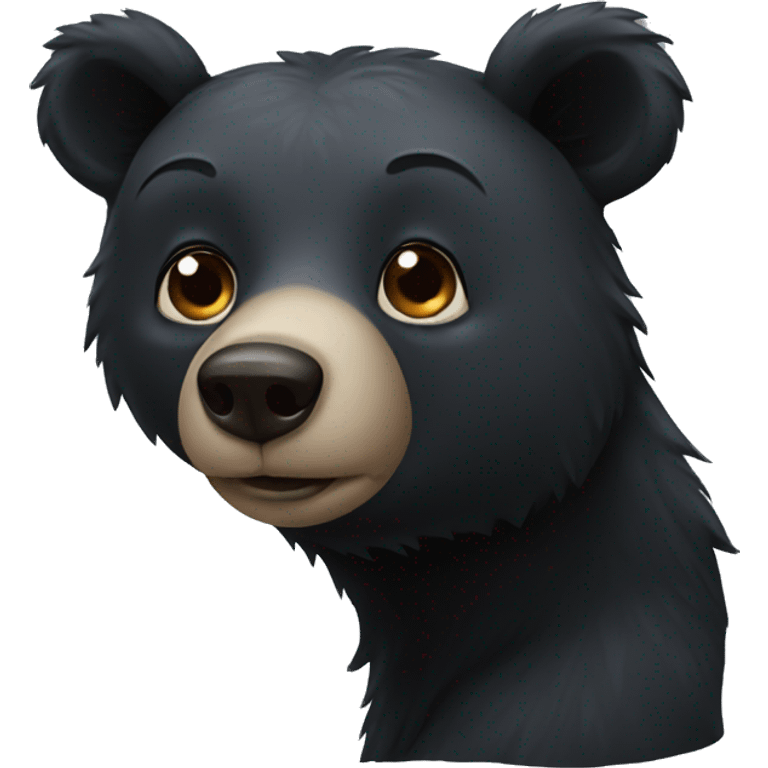 Black bear emoji