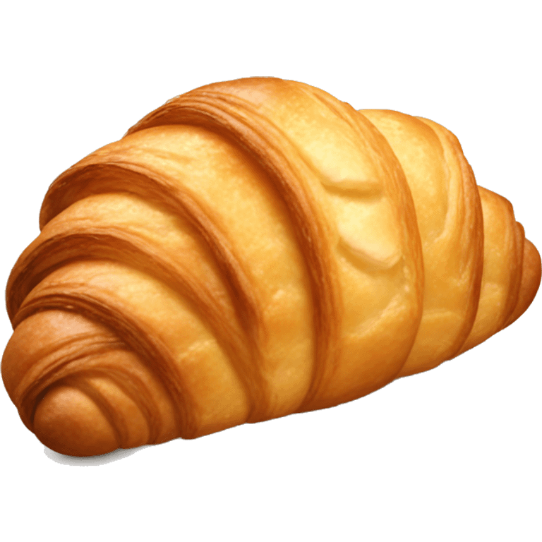 Croissant with sliced almonds on top emoji