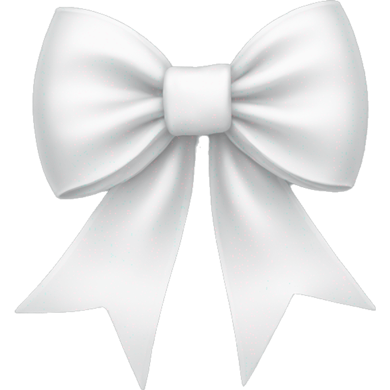 white bow emoji