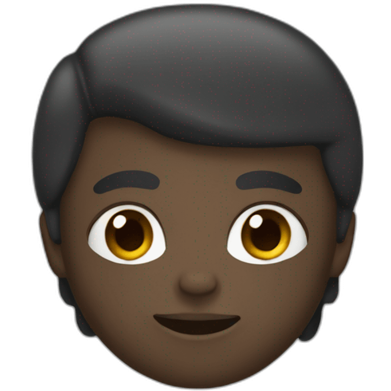 black man goal line emoji