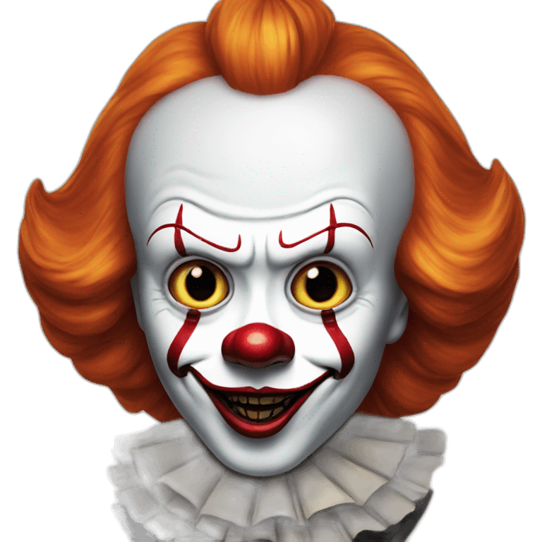 Pennywise, killer clown emoji