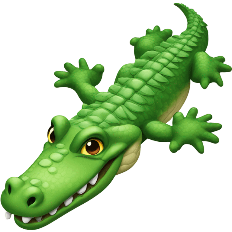 Agay alligator with wings  emoji