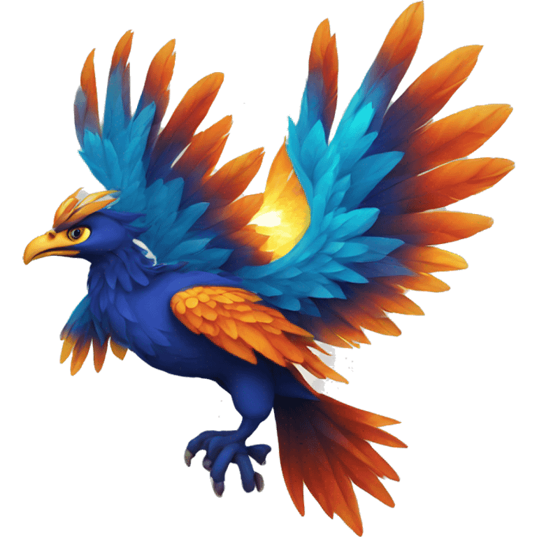 a phoenix emoji