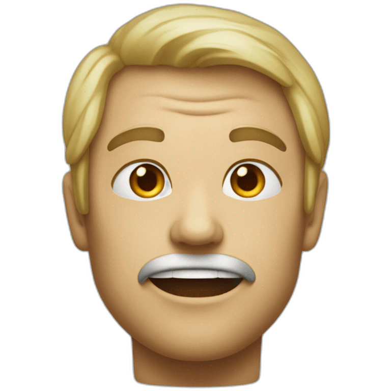 visage hurlant de peur apple emoji