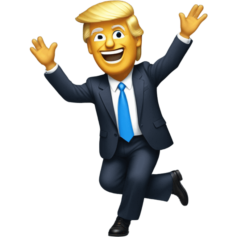 Donald Trump dancing emoji