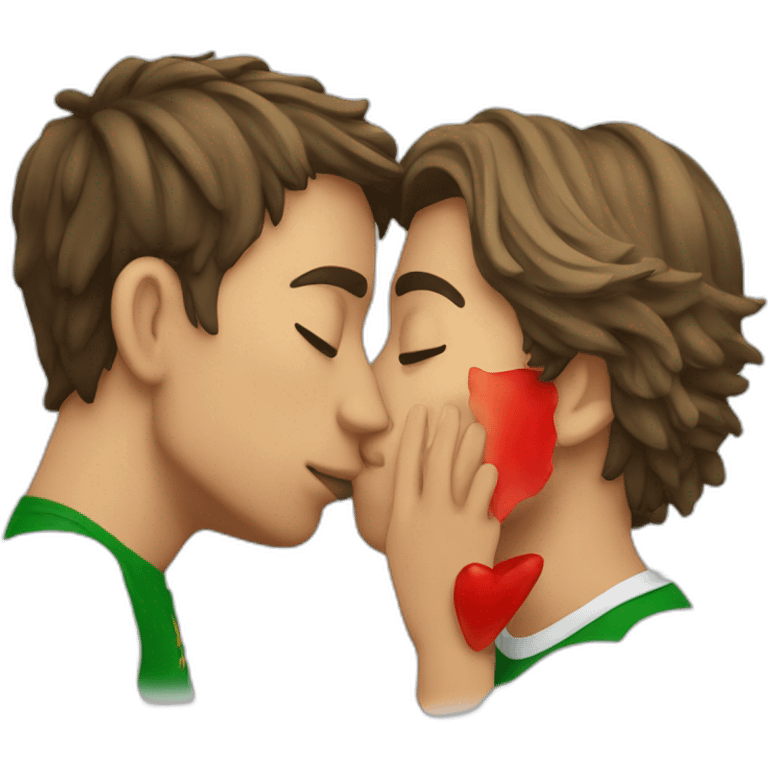 italy kissing germany emoji