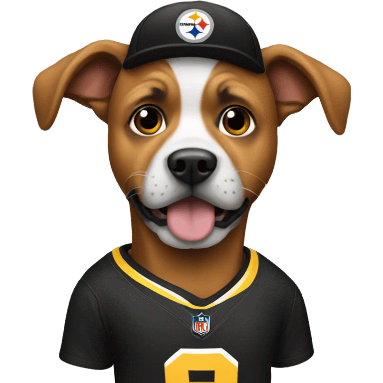 Dog Steelers emoji