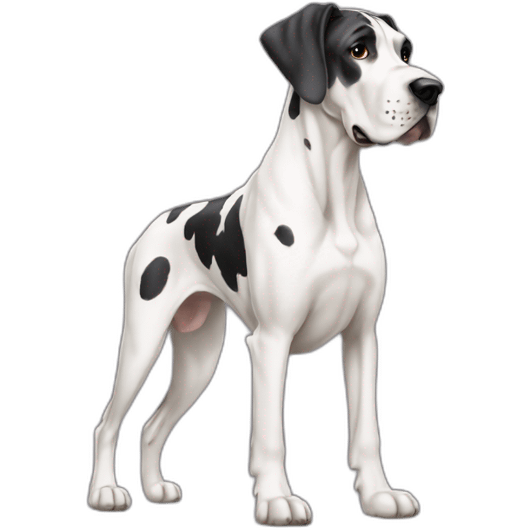 Dog great dane full-height emoji