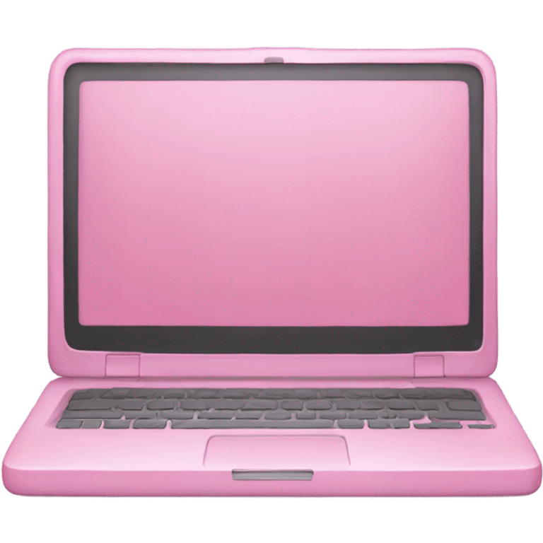 Pink laptop  emoji