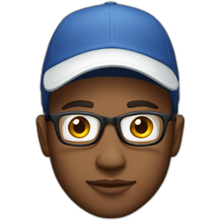 male web designer wearing an Etudes cap emoji