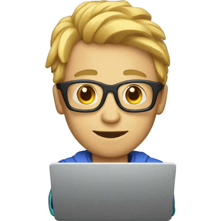 cybersportsman with laptop emoji