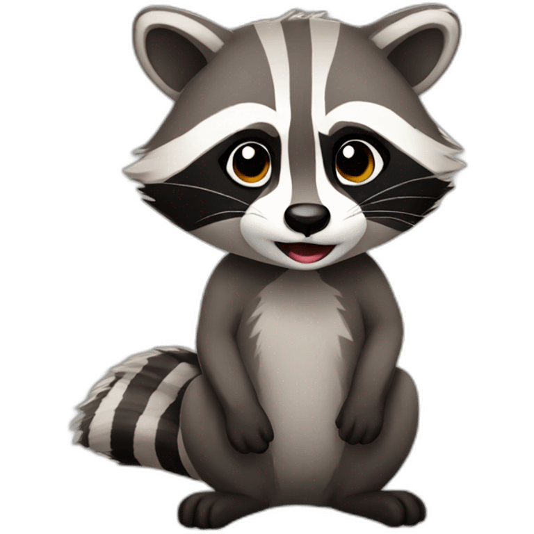 raccoon emoji