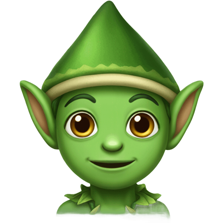 Frog elf emoji