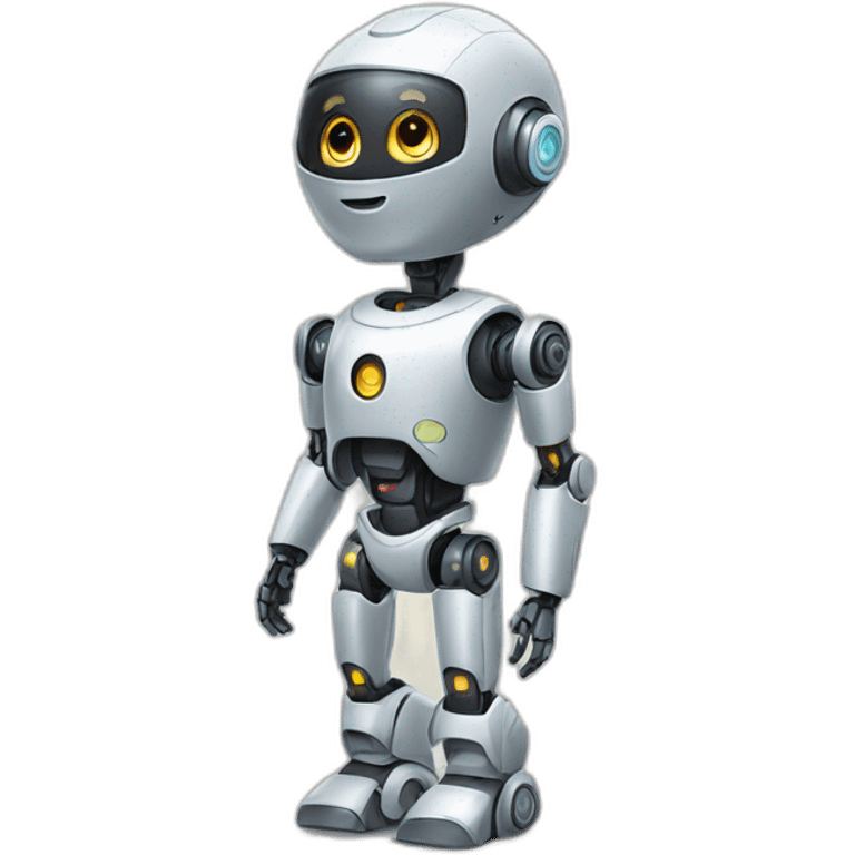 AI robot as a child emoji