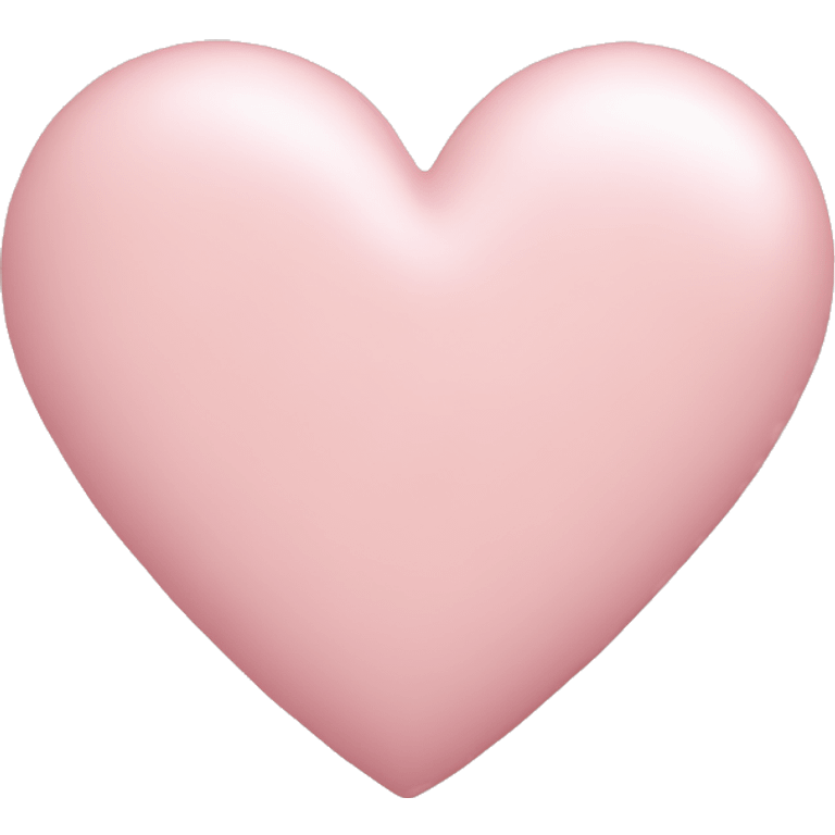 pastel pink heart emoji