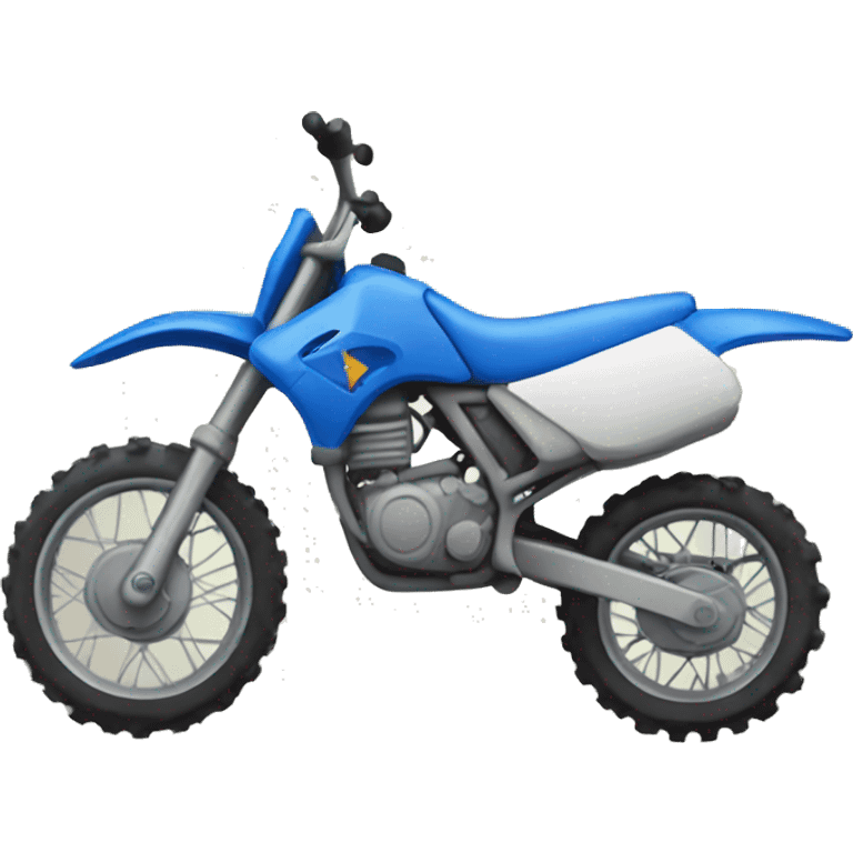 Blue dirt bike  emoji