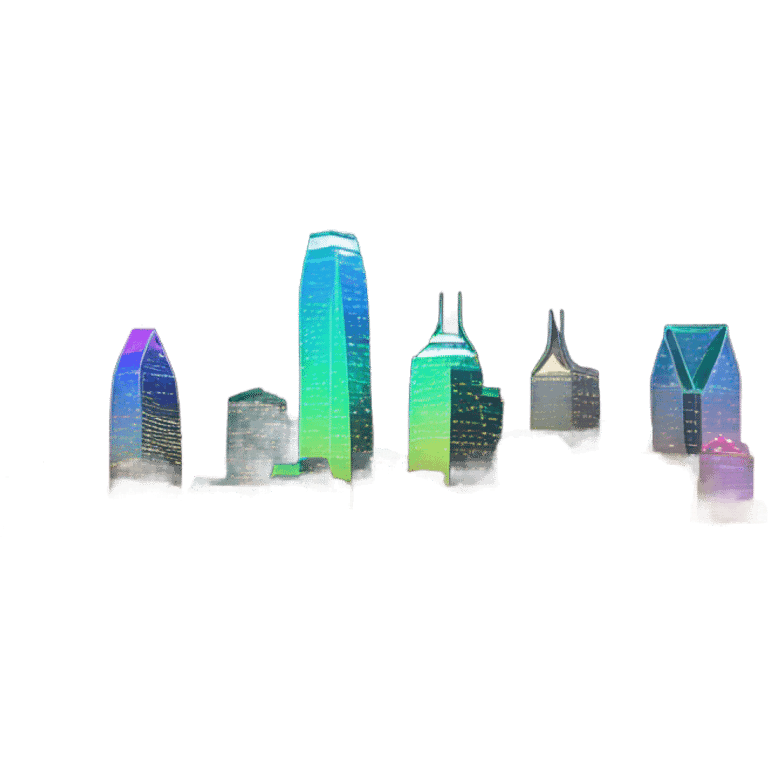 City of Dallas at night, cool.Vibe￼ emoji