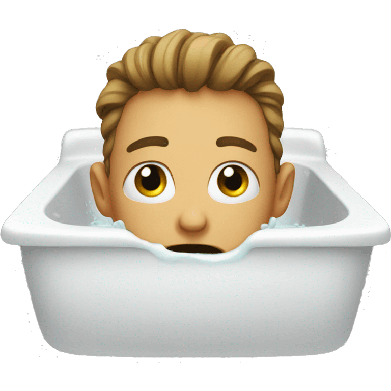 head in sink emoji