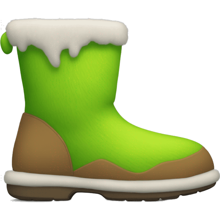 The grinch with uggs emoji