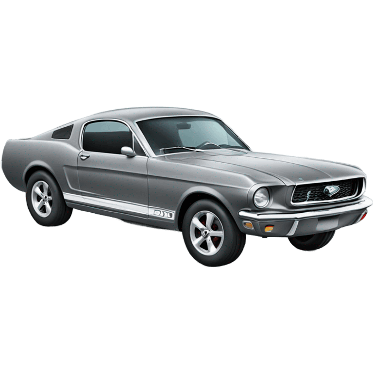 gray Ford mustang emoji