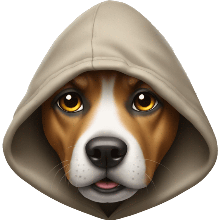 Dog in the hood emoji